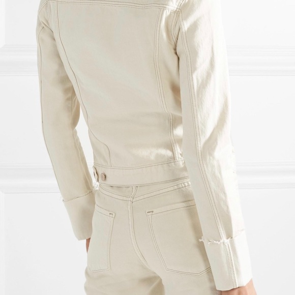 J Brand Cream Denim Jacket - Picture 4 of 8